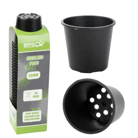 Doniczki do sadzonek 55mm 30 sztuk produkcyjne do rozsady kiełkowania-5907451389126