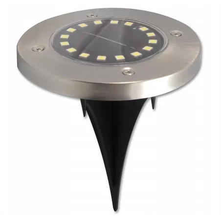 Lampa solarna LED 16xSMD wbijana ogrodowa nie wymaga zasilania-5907621815660