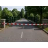 Taśma ostrzegawcza biało czerwona 100m oznaczeniowa foliowa jednostronna-5907451388488