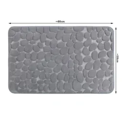 Dywanik łazienkowy miękki chłonny antypoślizgowy 80x50cm pod prysznic-5907451380567