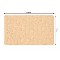 Dywanik łazienkowy miękki chłonny antypoślizgowy 80x50cm pod prysznic-5907451380536