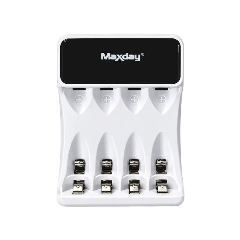 Ładowarka do akumulatorków aa aaa usb c lcd 4 sloty szybkie ładowanie-5907451391303