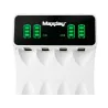 Ładowarka do akumulatorków aa aaa usb c lcd 4 sloty szybkie ładowanie-5907451391303