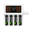 Ładowarka do akumulatorków paluszków AA AAA usb c lcd szybkie ładowanie-5907451391297