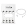 Ładowarka do akumulatorków AA AAA usb-c led 4 sloty szybkie ładowanie-5907451391280