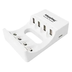 Ładowarka do akumulatorków AA AAA usb-c led 4 sloty szybkie ładowanie-5907451391280