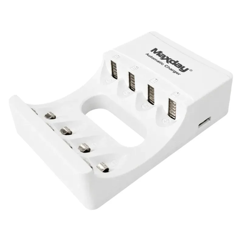 Ładowarka do akumulatorków AA AAA usb-c led 4 sloty szybkie ładowanie-5907451391280
