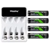 Ładowarka do akumulatorków AA AAA lcd + 4 akumulatorki AA kabel usb-c-5907451391259
