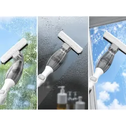 Mop ze spryskiwaczem do podłóg okien bezprzewodowy 2w1 ze ściągaczką-5907451382714
