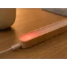 Lampka nocna ścienna magnetyczna led kinkiet usb-c drewniana dotykowa-5907451381717
