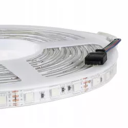 Taśma LED RGB SMD IP65 5mb 10,8W/54W 12V VT-5050 60/300-3800230621559