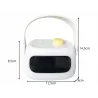 Lampka nocna led zegar cyfrowy budzik timer akumulatorowa regulacja-5907451381649