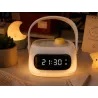 Lampka nocna led zegar cyfrowy budzik timer akumulatorowa regulacja-5907451381649