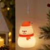 Lampka led bałwanek świąteczna silikon usb 3 tryby do zawieszenia dekoracja-5907451381618