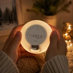 Lampka led bałwanek świąteczna silikon usb 3 tryby do zawieszenia dekoracja-5907451381618