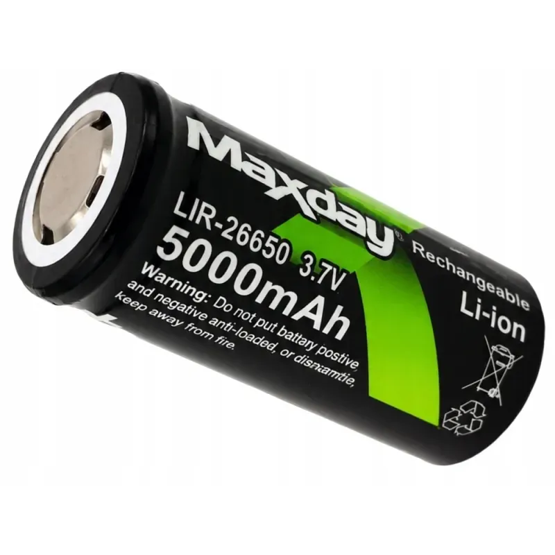 Akumulator litowo-jonowy ogniwo 26650 5000mah 3,7v bateria li-ion-5907451391273