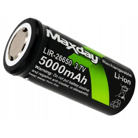 Akumulator litowo-jonowy ogniwo 26650 5000mah 3,7v bateria li-ion-5907451391273