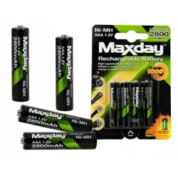 Akumulatorek AAA R3 1.2v 2800 mAh 4 sztuki ni-mh akumulatorki-5907451391198