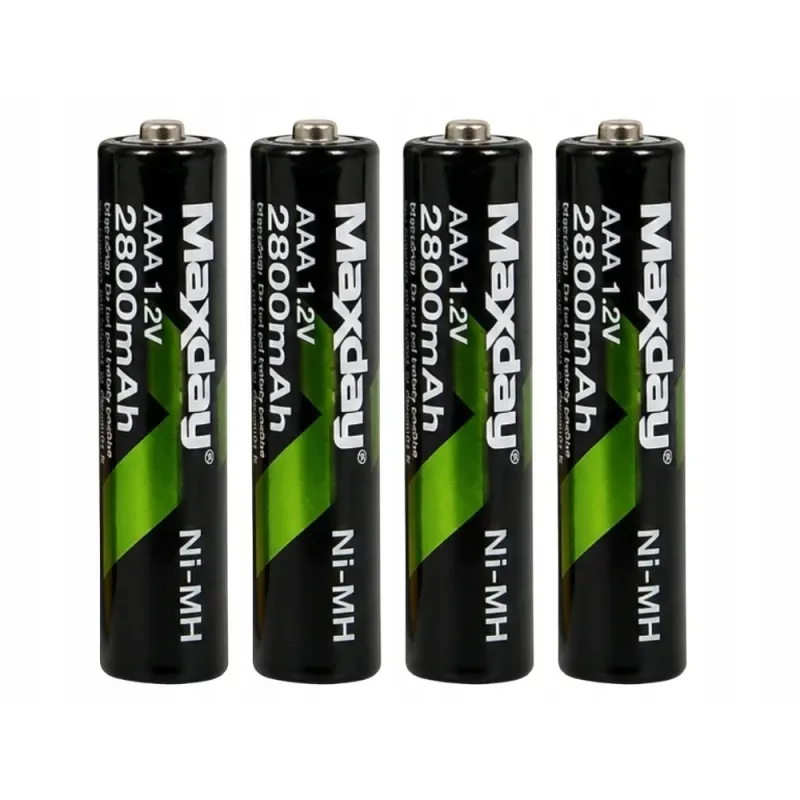 Akumulatorek AAA R3 1.2v 2800 mAh 4 sztuki ni-mh akumulatorki-5907451391198