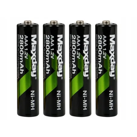 Akumulatorek AAA R3 1.2v 2800 mAh 4 sztuki ni-mh akumulatorki-5907451391198