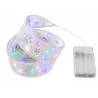 Świecąca wstążka led na choinkę 4m biała dekoracja świąteczna 40 led-5907451382257