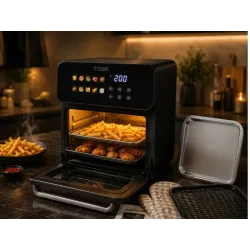 Frytkownica beztłuszczowa air fryer 16l piekarnik 2400w 10 trybów-5907451390177