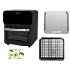 Frytkownica beztłuszczowa air fryer 16l piekarnik 2400w 10 trybów-5907451390177