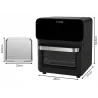 Frytkownica beztłuszczowa air fryer 16l piekarnik 2400w 10 trybów-5907451390177