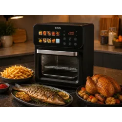 Frytkownica beztłuszczowa air fryer 16l piekarnik 2400w 10 trybów-5907451390177