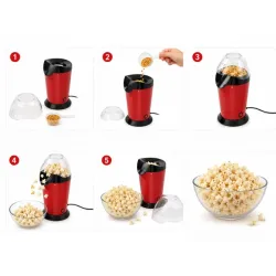 Maszyna do popcornu beztłuszczowa urządzenie do robienia kukurydzy-5907451389850