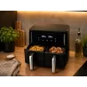 Frytkownica beztłuszczowa air fryer 15l 2400w podwójna dwukomorowa-5907451381557