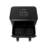 Frytkownica beztłuszczowa air fryer 15l 2400w podwójna dwukomorowa-5907451381557