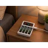 Ładowarka do akumulatorków aa aaa led + 4 akumulatorki aaa kabel usb-c-5907451391242