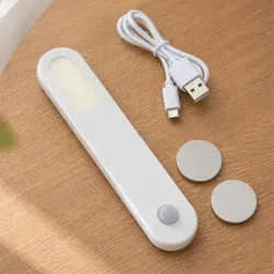 Lampka led z czujnikiem ruchu usb magnetyczna do szafy na schody 1.5w-5907451381779