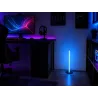 Lampa podłogowa led rgb 50cm sterowana pilotem czarna usb 7 kolorów-5907451381762