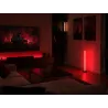 Lampa podłogowa led rgb 50cm sterowana pilotem czarna usb 7 kolorów-5907451381762
