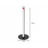 Lampka stojąca podłogowa 50cm 3 barwy nowoczesna regulacja jasności-5907451381748