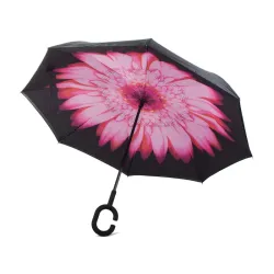 Parasol parasolka odwrócony składany odwrotnie mocne druty solidny stojący-5907451358030