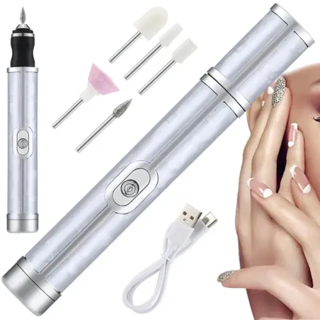 Frezarka do paznokci manicure pedicure frezy zestaw frezów akumulator-5907451369258