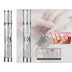 Frezarka do paznokci manicure pedicure frezy zestaw frezów akumulator-5907451369258