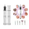Frezarka do paznokci manicure pedicure frezy zestaw frezów akumulator-5907451369258