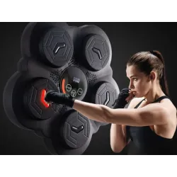 Tarcza bokserska trener boxu muzyka bluetooth usb c + rękawice bokserskie-5907451369500