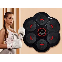 Tarcza bokserska trener boxu muzyka bluetooth usb c + rękawice bokserskie-5907451369500