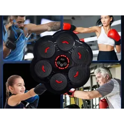 Tarcza bokserska trener boxu muzyka bluetooth usb c + rękawice bokserskie-5907451369500