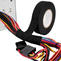 Taśma izolacyjna tkaninowa parciana 15mm x 15m izolacyjna czarna-5907451380185