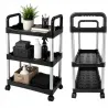 Regał mobilny wózek organizer 3 poziomy na kółkach do łazienki kuchni-5907451382615