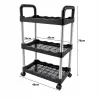 Regał mobilny wózek organizer 3 poziomy na kółkach do łazienki kuchni-5907451382615
