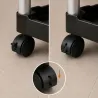 Regał mobilny wózek organizer 3 poziomy na kółkach do łazienki kuchni-5907451382615