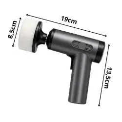 Polerka samochodowa akumulatorowa 1600rpm z regulacją obrotów nakładki-5907451383223