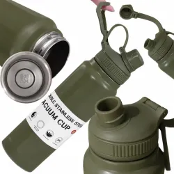 Termos bidon termiczny kubek pojemny 700ml z uchwytem na ciepłe zimne-5907451390924